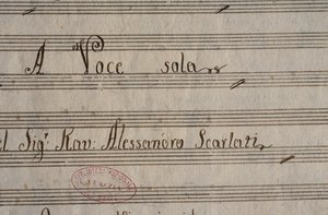 Partition manuscrite de XXV Cantates pour voix solo par Alessandro Scarlatti - Alessandro Scarlatti