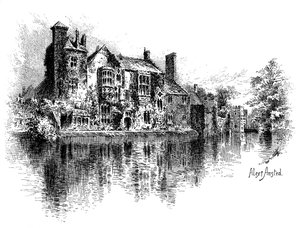 Palais de Wells, Somerset, 1895