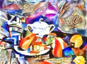 Théière blanche, 2017 - Alex Caminker