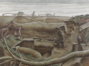 Saillant de Nimègue, décembre 1944 (huile sur toile) - Alex Colville