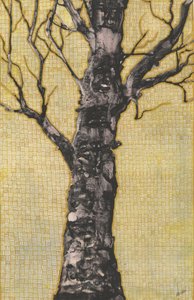 Arbre nu sur fond doré - Alex Walsh