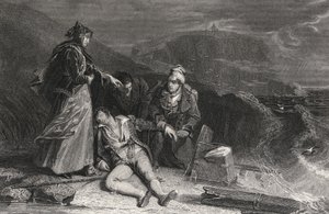 Le sauvetage de Cleveland, gravé par George Presbury, de 