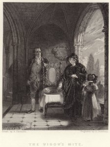 Le denier de la veuve (gravure) - Alexander (after) Chisholm