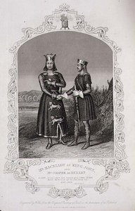 M. Macready en Roi Jean et M. Cooper en Hubert, Acte III Scène 3 de 
