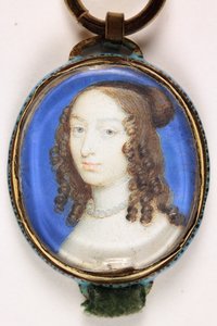 Une dame portant un collier de perles - Alexander (attr. to) Cooper
