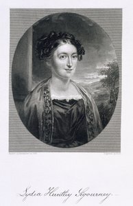 Lydia Huntley Sigourney, gravée par Burt - Alexander