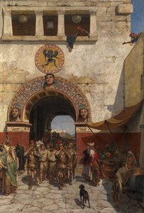 Porte à Volterra, Étrurie