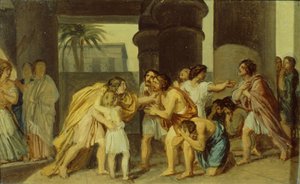 Joseph se révèle à ses frères, années 1830 - Alexander Andreyevich Ivanov