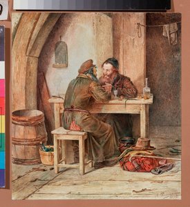 Dans une taverne - Alexander Antonovich Rizzoni