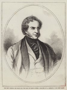 Le nouveau Premier ministre, le très honorable comte de Derby - Alexander Blaikley