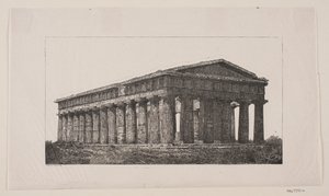 Temple de Poséidon à Paestum - Alexander Blom