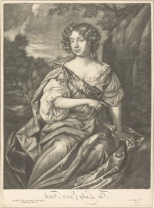 La Dame Essex Finch - Alexander Browne after Sir Peter Lely