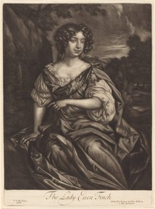 La dame Essex Finch - Alexander Browne after Sir Peter Lely