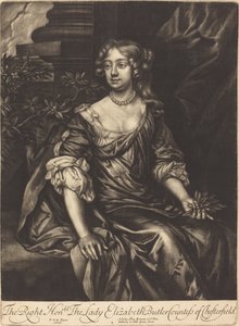 La très honorable Lady Elizabeth Butler, comtesse de Chesterfield - Alexander Browne after Sir Peter Lely