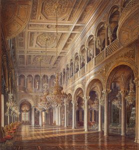 Intérieurs du Petit Ermitage, La Salle du Pavillon