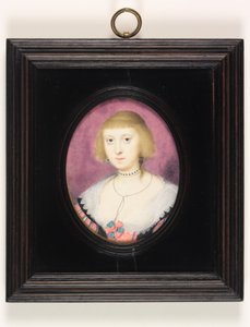 Lady Katherine Manners, duchesse de Buckingham (aquarelle sur vélin) - Alexander Cooper