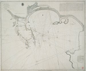 Carte du port de Point de Galle. Relevé en janvier et mars 1800, par le capitaine David Inverarity. À qui cette plaque est dédiée, par son plus obligé A. Dalrymple. - Alexander Dalrymple
