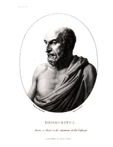 Démocrite (c.460-c.370 av. J.-C.), gravé d