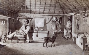 La Première Maison du Squatter, c.1847 - Alexander Denistoun Lang