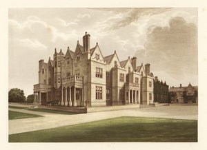 Acton Reynald Hall, Shropshire, Angleterre (gravure) - Alexander Francis (after) Lydon