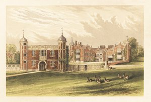 Charlecote, Warwick, Angleterre, 1880 (gravure) - Alexander Francis (after) Lydon