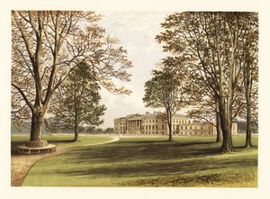 Palais de Hamilton, Lanarkshire, Écosse, 1880 (gravure) - Alexander Francis (after) Lydon