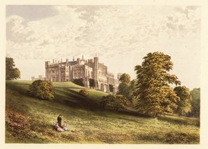 Château de Lambton, Comté de Durham, Angleterre (gravure) - Alexander Francis (after) Lydon