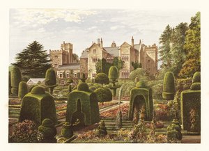 Levens Hall, Cumbria, Angleterre, 1880