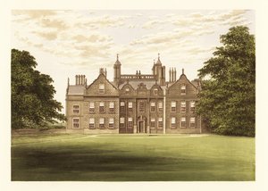Willesley Hall, Leicestershire, Angleterre (gravure) - Alexander Francis (after) Lydon