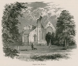Abbaye de Dryburgh, vue du nord - Alexander Francis Lydon