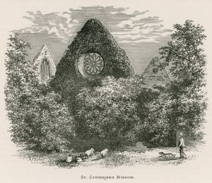 Abbaye de Dryburgh, Fenêtre de Sainte Catherine - Alexander Francis Lydon