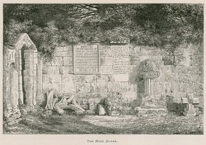 Abbaye de Dryburgh, Le Haut Autel - Alexander Francis Lydon