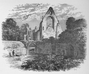 Depuis le Cloître, Abbaye de Dryburgh, vers 1880, 1897 - Alexander Francis Lydon