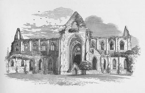 Depuis le sud, abbaye de Tintern