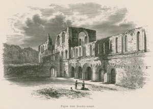 Abbaye de Furness, vue du sud-ouest