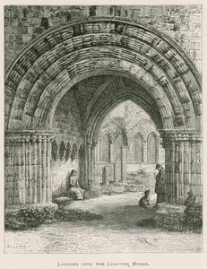 Abbaye de Furness, vue sur la salle capitulaire - Alexander Francis Lydon