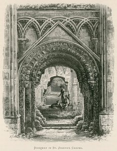 Abbaye de Glastonbury, Porte de la Chapelle de Saint-Joseph - Alexander Francis Lydon