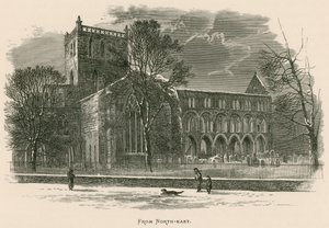 Abbaye de Jedburgh, vue du nord-est - Alexander Francis Lydon