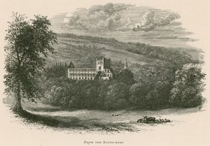 Abbaye de Jedburgh, vue du sud-est - Alexander Francis Lydon