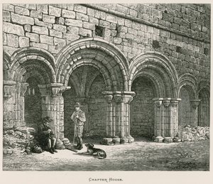 Abbaye de Kirkstall, salle capitulaire - Alexander Francis Lydon
