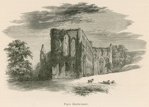 Abbaye de Rievaulx, vue du sud-est - Alexander Francis Lydon