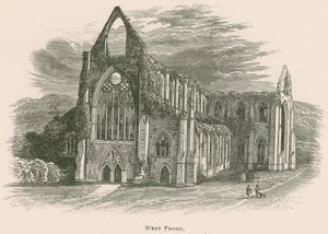 Abbaye de Tintern, façade ouest