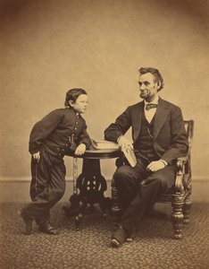 Abraham Lincoln et son deuxième fils Thomas (Tad)