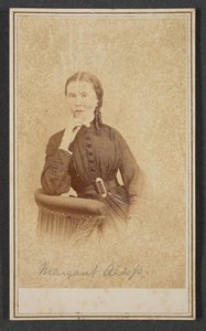 Carte-de-visite portrait de Margaret Alsop - Alexander Gardner