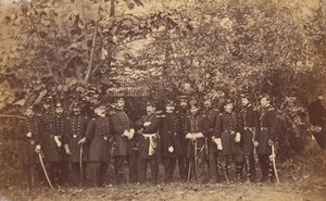 Général McClellan et son état-major, ca. 1863 - Alexander Gardner.