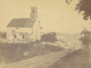 Église luthérienne, Sharpsburgh, Maryland, septembre 1862, 1862 - Alexander Gardner