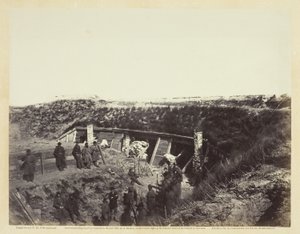 La Chaire, Fort Fisher, N.C., janvier 1865 - Alexander Gardner