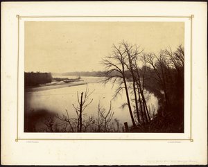 [Vue sur la rivière Kansas près de Stranger, Kansas] - Alexander Gardner