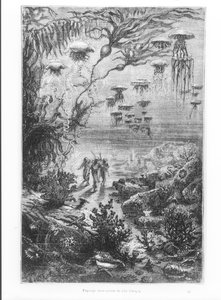 Crépuscule sur la rivière, c.1890