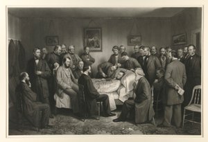 Lincoln sur son lit de mort